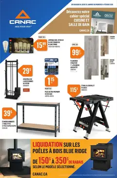 Un aperçu du dépliant Circulaire du magasin Canac est valide à partir 29 janv. 2026