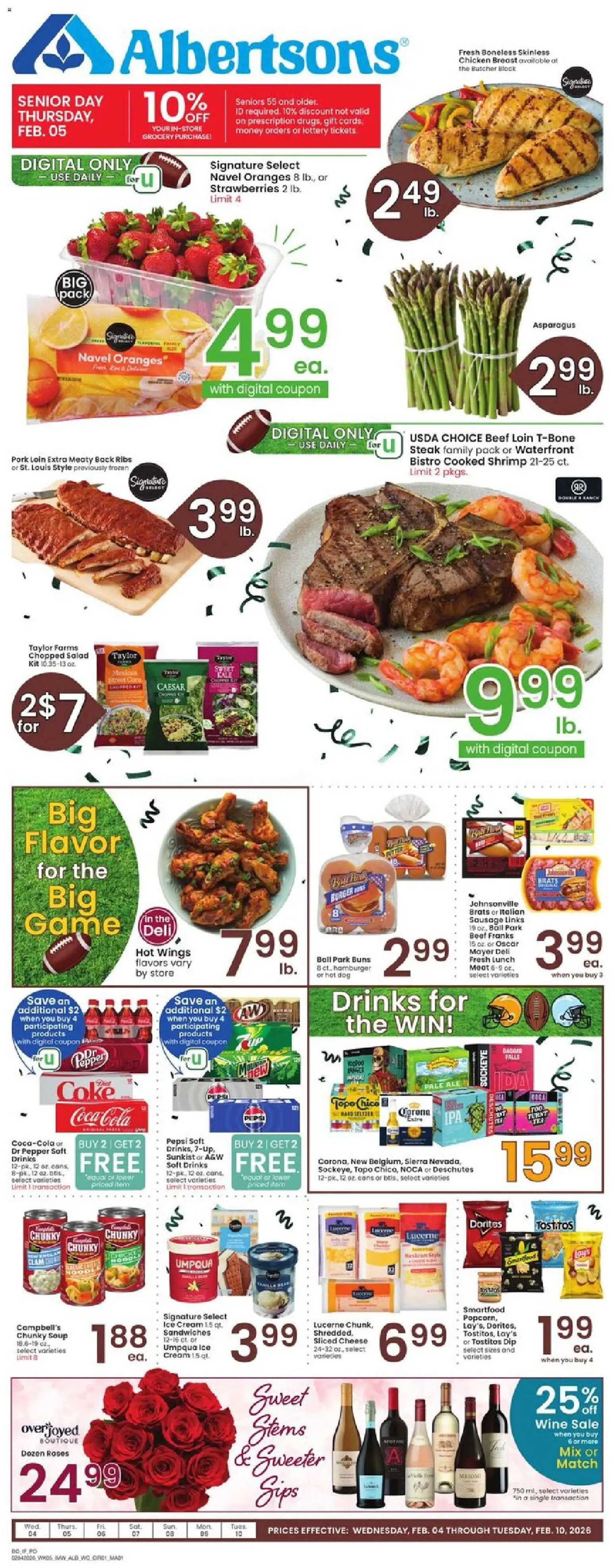 Ad Preview of Albertsons Weekly Ad from 02/04/2026