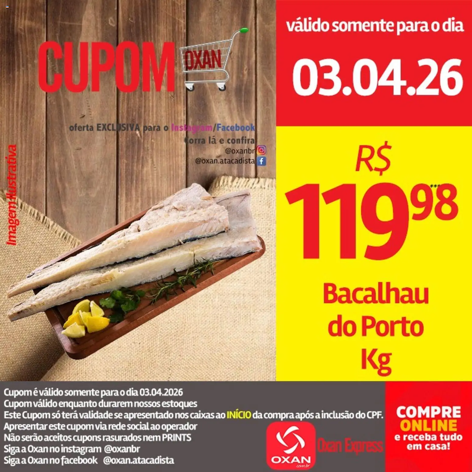 Pré-Visualização do folheto "Oxan Atacadista - Ofertas da semana" da loja Oxan Atacadista válido a partir de 03/04/2026