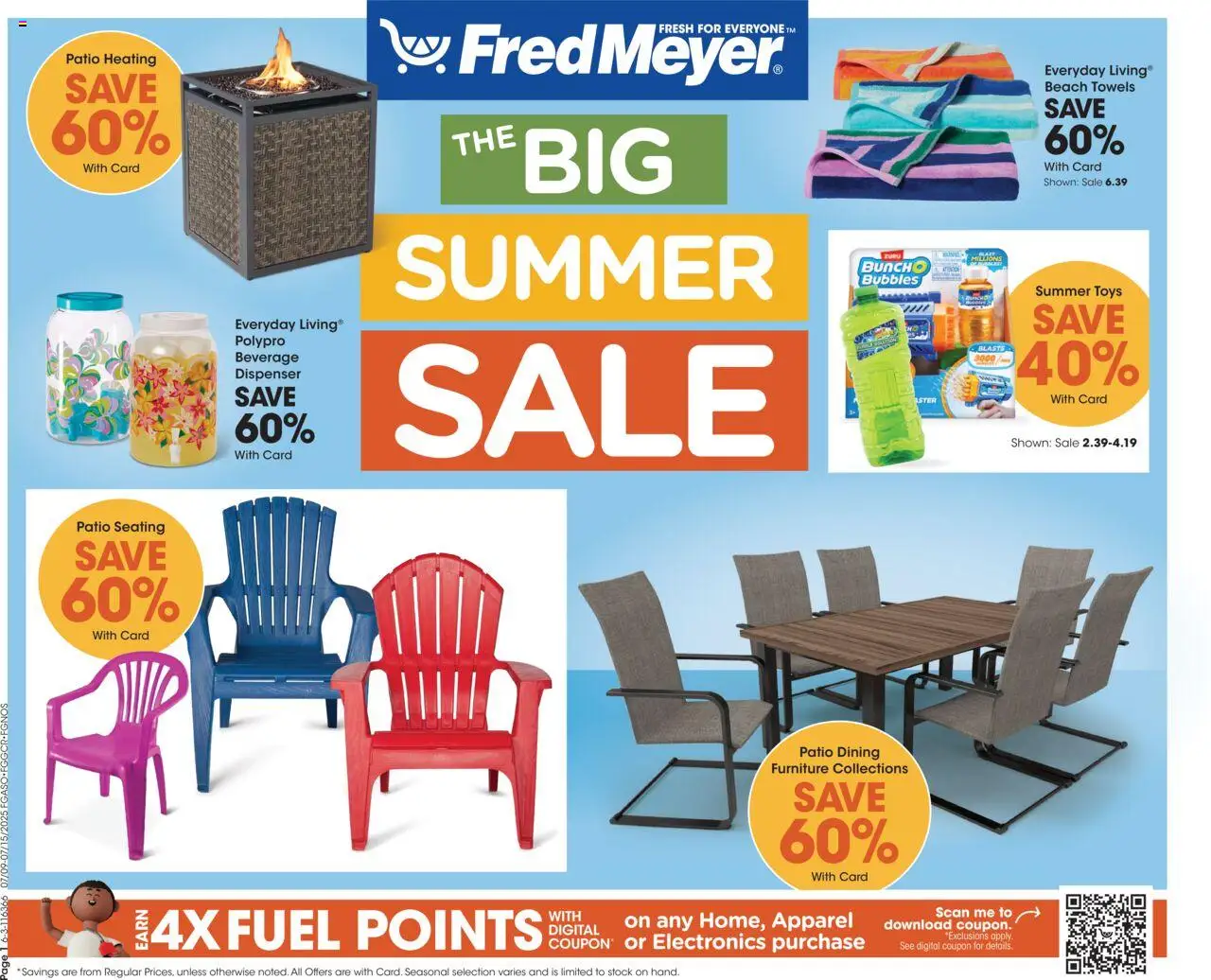 Fred Meyer Home & Apparel from 07/09/2025 - Flyer - Page number 1