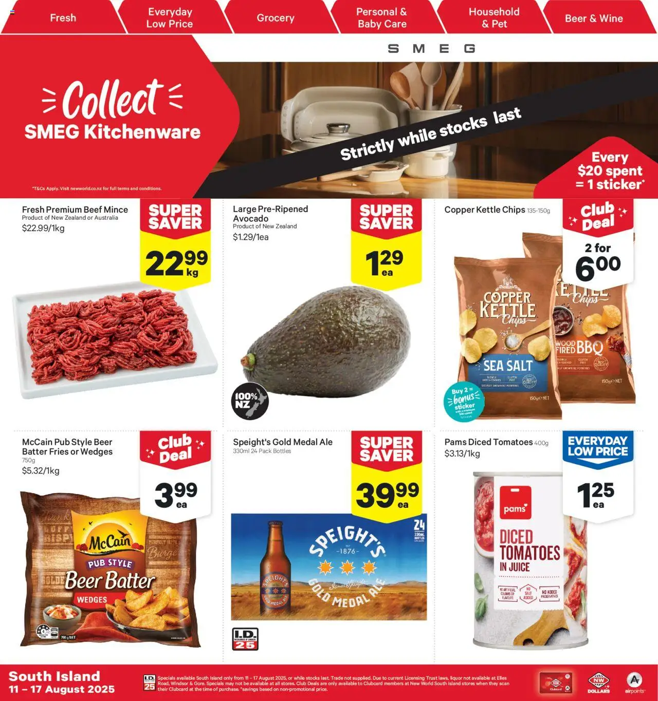 Catalogue New World catalogue valid from 11 Aug 2025 - page 1