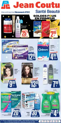 Preview of leaflet Santé beauté from shop Jean Coutu is valid from Nov 20, 2025