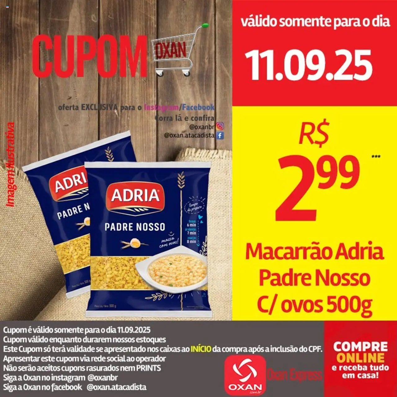 Oxan Atacadista folheto "Ofertas da semana" válido a partir de 11/09/2025 - número de página 1