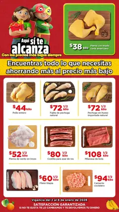 Vista previa las ofertas de la tienda Bodega Aurrerá - Folleto Ofertas desde el 02/01/2026 