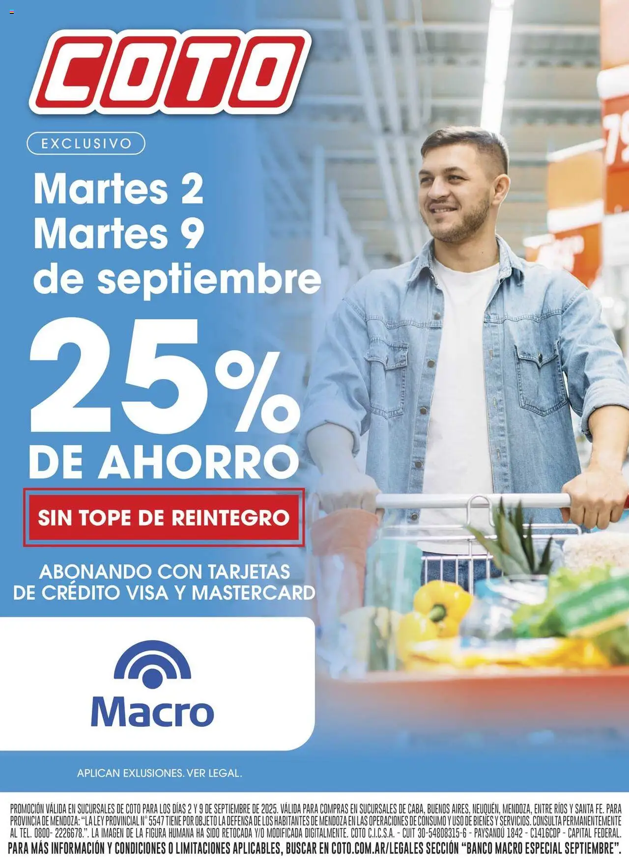 Coto 25% de ahorro del 02/09/2025 >> Catálogo