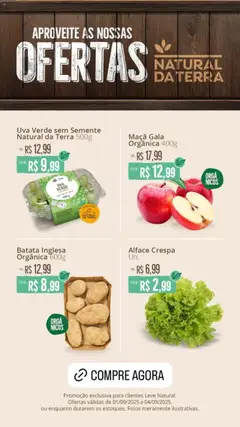 Pré-Visualização do folheto "Ofertas da semana" da loja Natural da Terra válido a partir de 01/09/2025