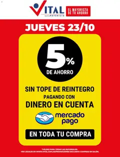 Vista previa del folleto de la tienda Vital válido desde el 23/10/2025 