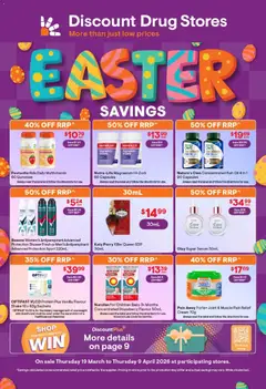 Preview of catalogue Discount Drug Stores catalogue from shop Discount Drug Stores valid 19/03/2026