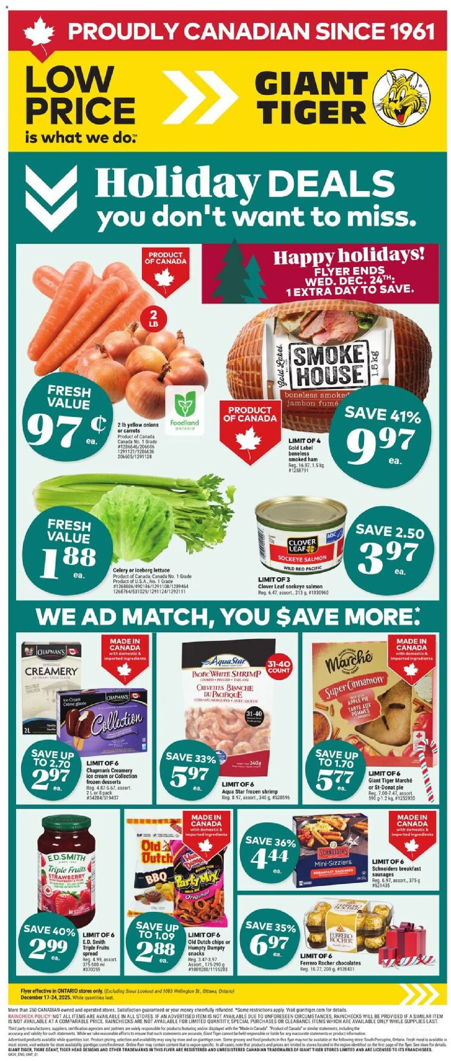 Preview of leaflet Weekly Flyer from shop Giant Tiger is valid from Dec 17, 2025