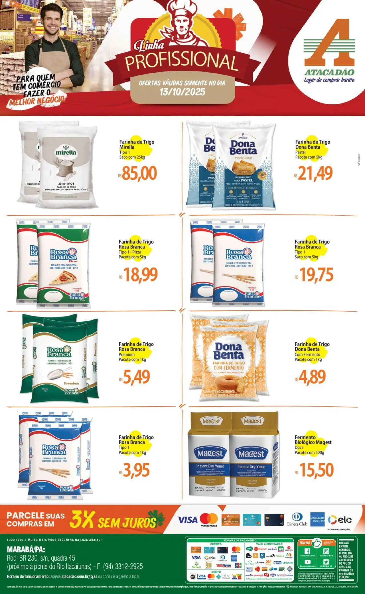Atacadão folheto "Ofertas - PA" válido a partir de 13/10/2025 - número de página 1
