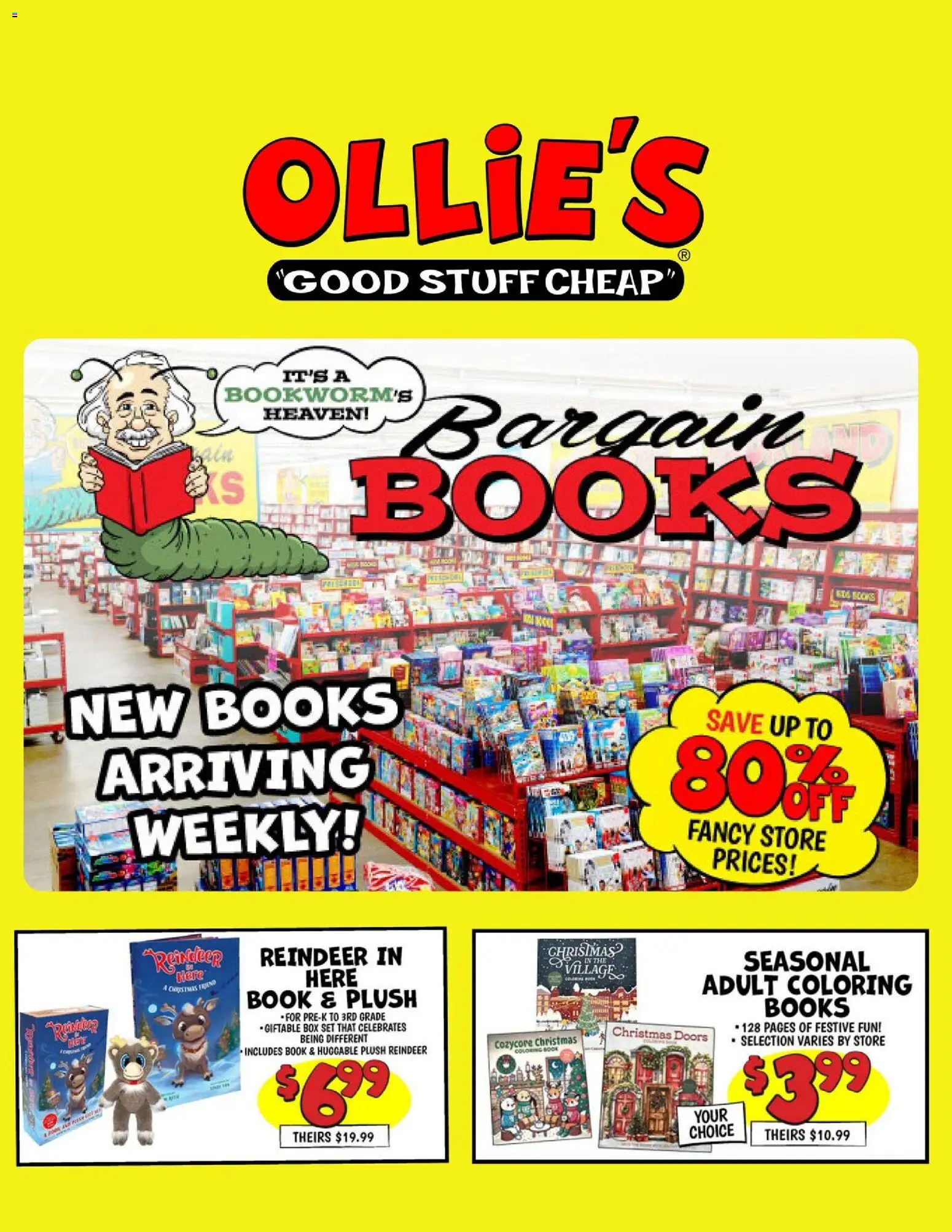 Ad Preview of Ollie's Books Ad from 11/11/2025