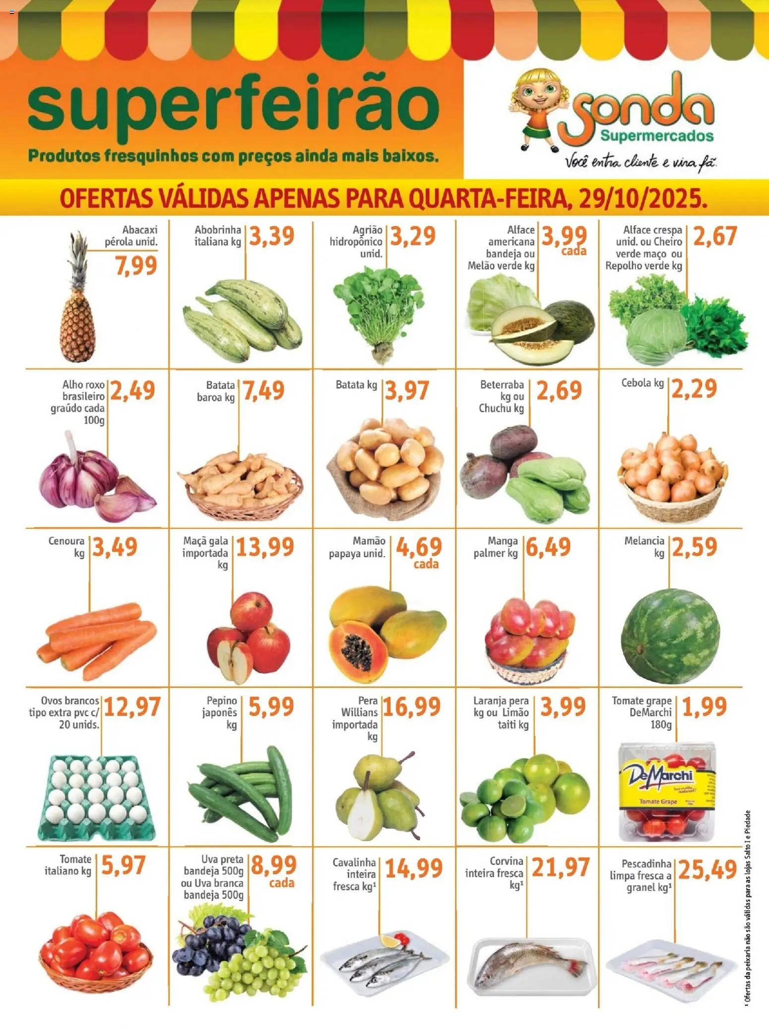 Pré-Visualização do folheto "Ofertas Feirão" da loja Sonda válido a partir de 29/10/2025