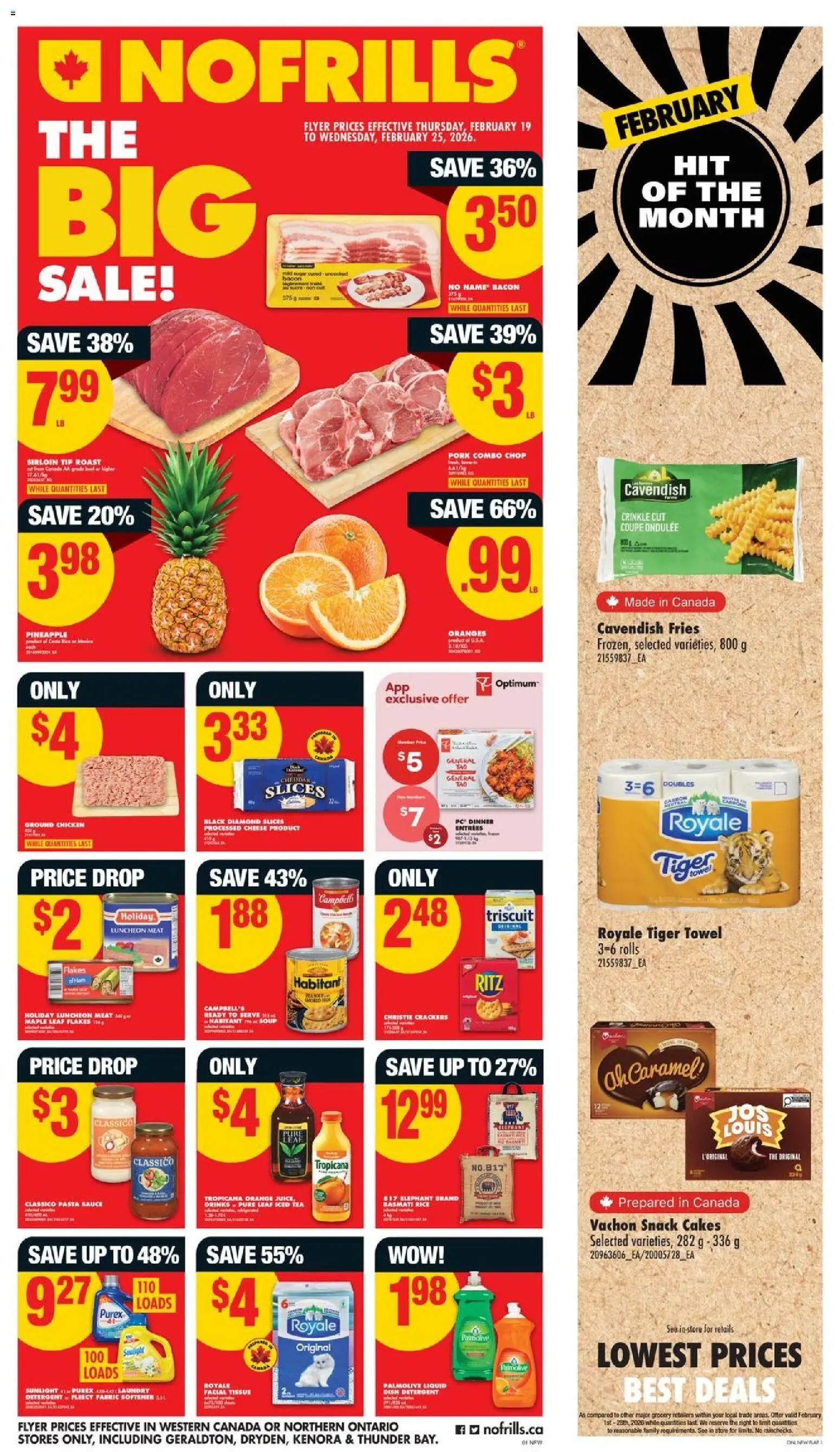 Preview of leaflet Weekly Flyer - AB from shop No Frills is valid from Feb 19, 2026