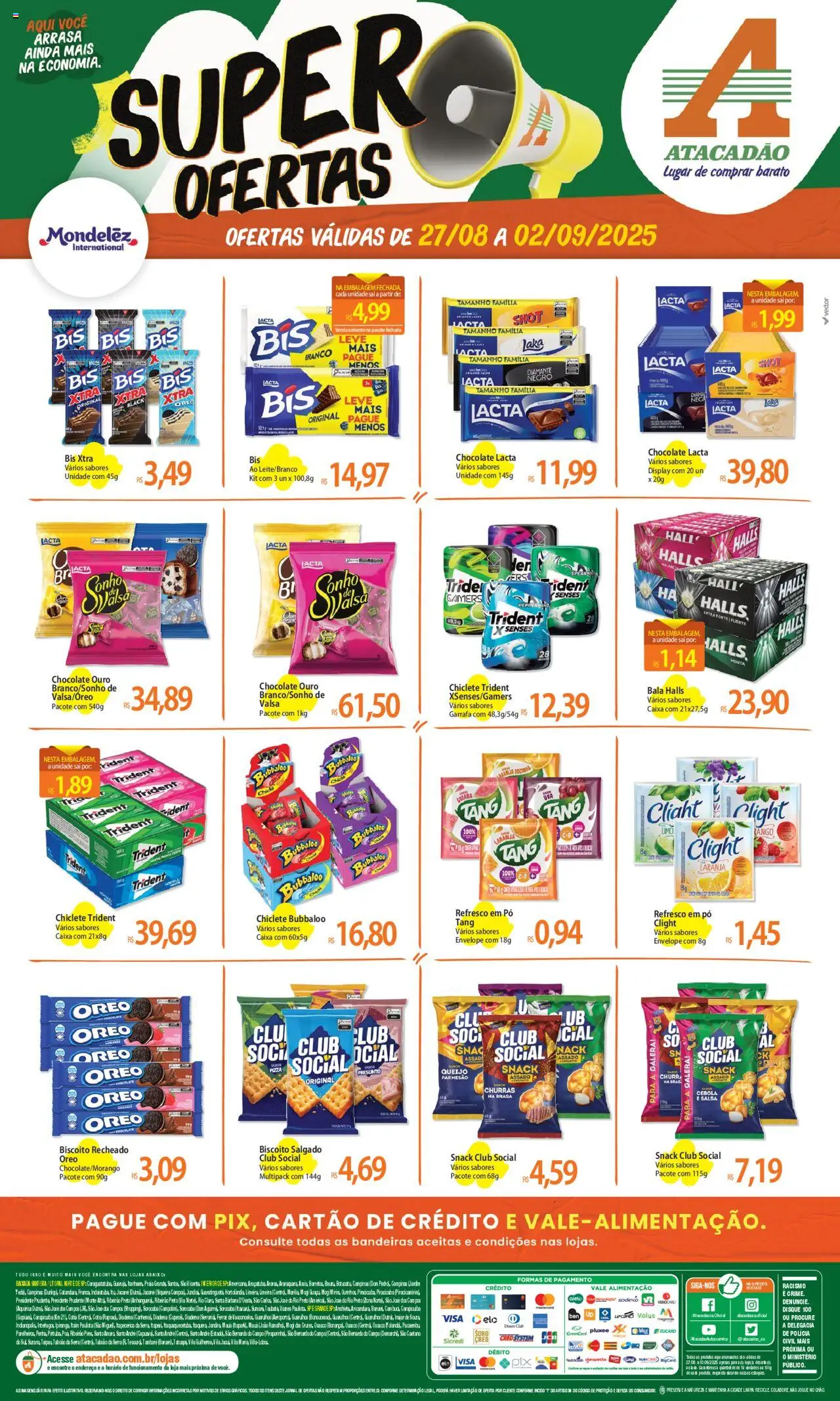 Atacadão folheto "Ofertas - SP" válido a partir de 27/08/2025 - número de página 1