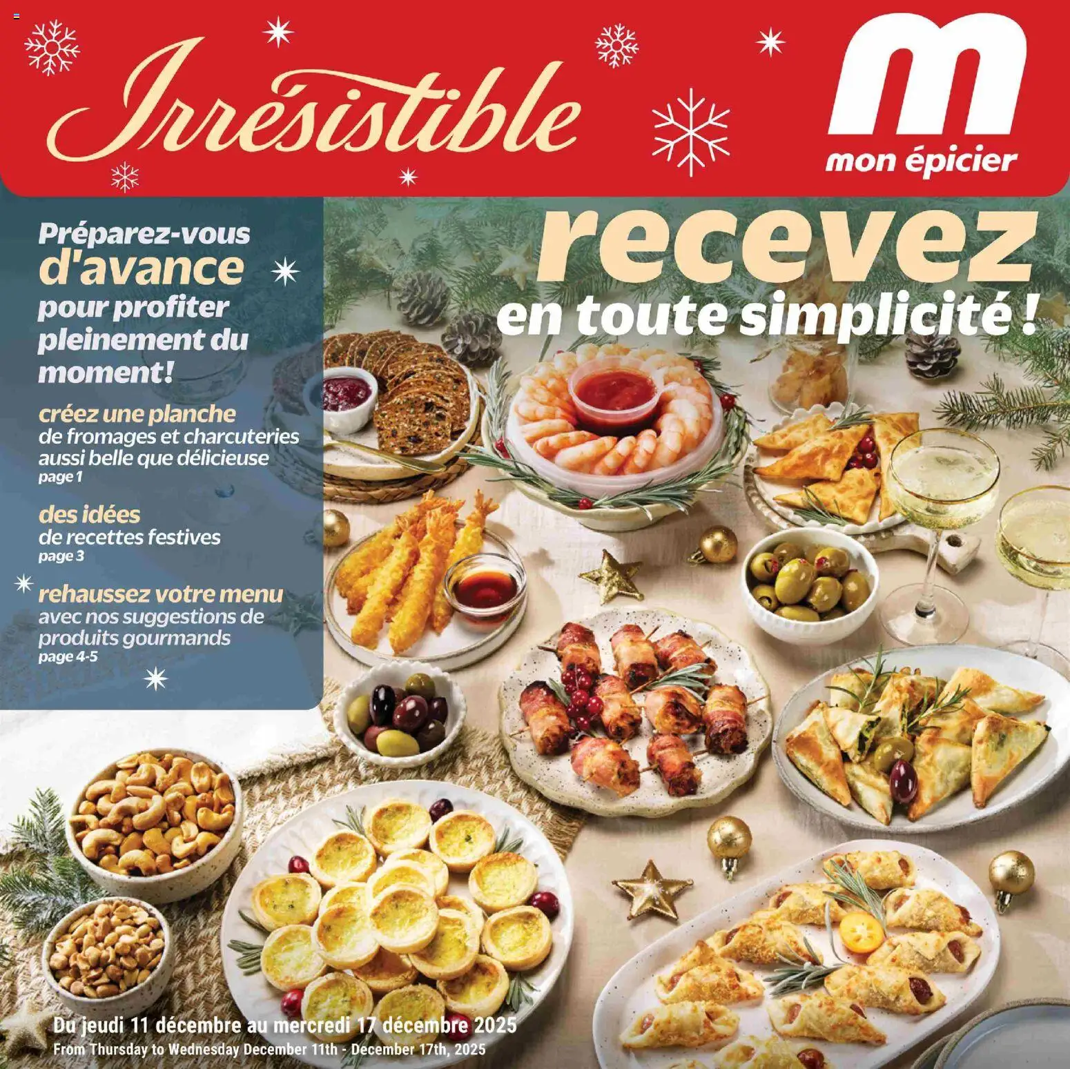 Preview of leaflet Cahier Irrésistible from shop Metro is valid from Dec 11, 2025