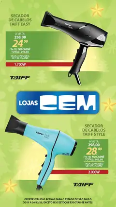 Pré-Visualização do folheto "Ofertas atuais" da loja Lojas Cem válido a partir de 01/12/2025 | Página: 136