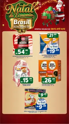 Pré-Visualização do folheto "Ofertas da semana" da loja Brasil Atacadista válido a partir de 08/12/2025
