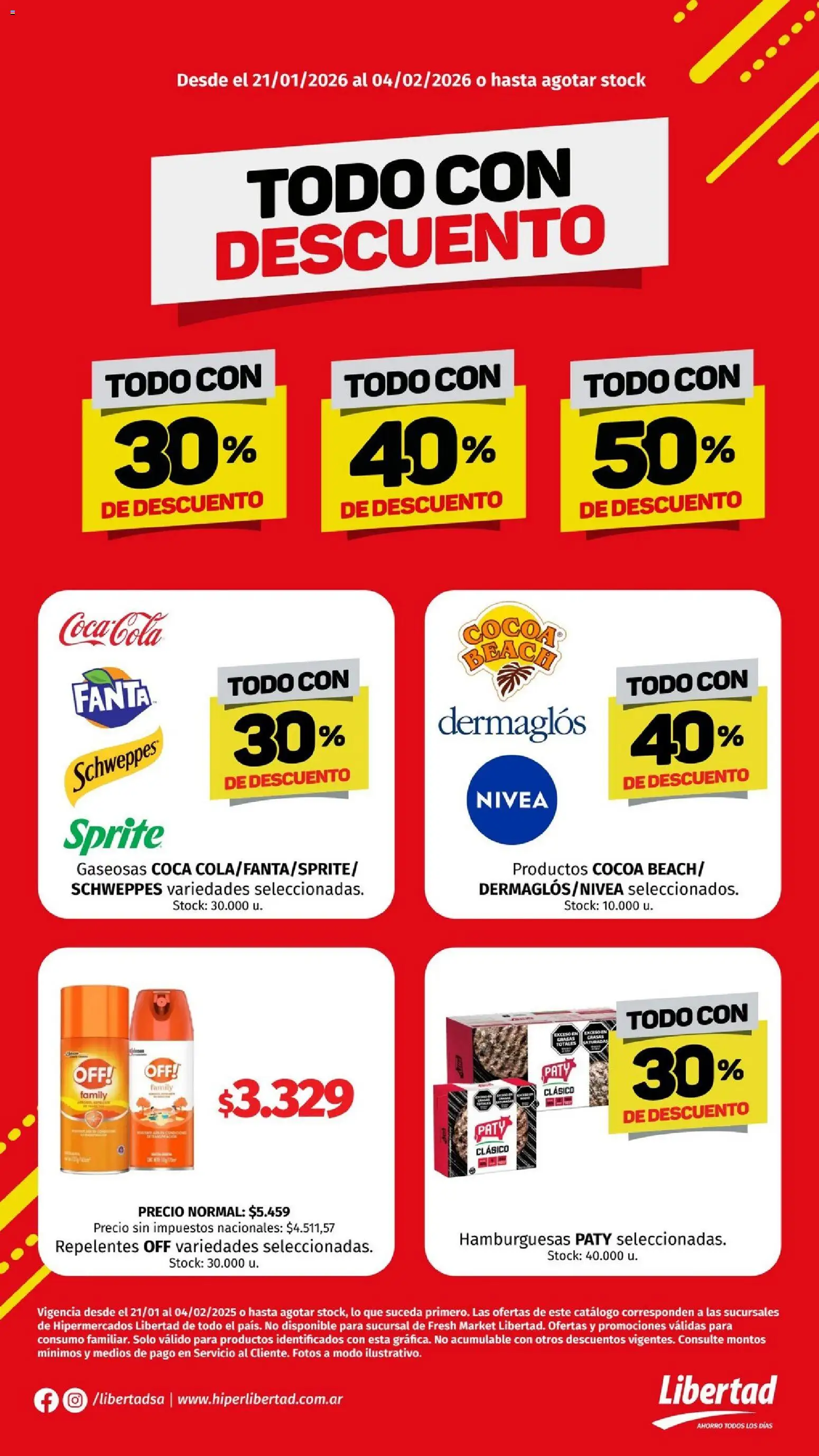 Vista previa del folleto de la tienda Hipermercado Libertad válido desde el 21/01/2026 