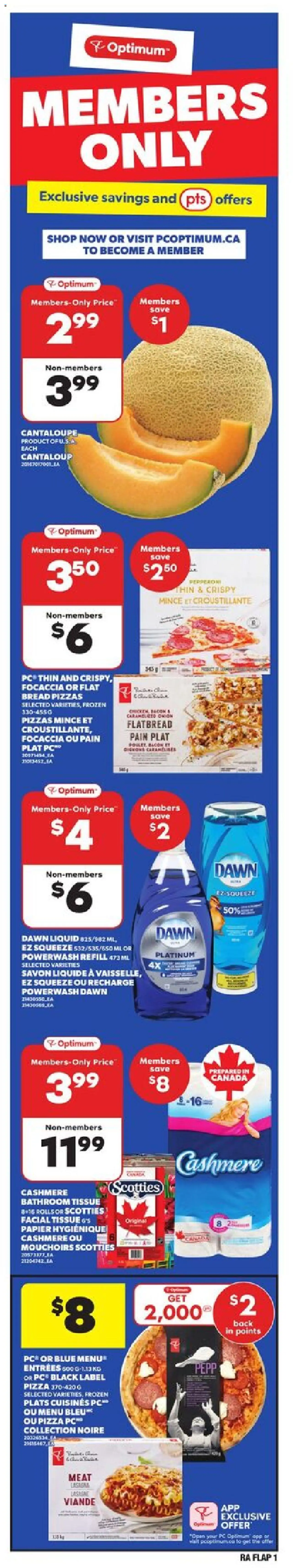 Atlantic Superstore flyer valid from Jul 03, 2025 - page number 1 - PC, Meat, Bread, Pizza, Focaccia