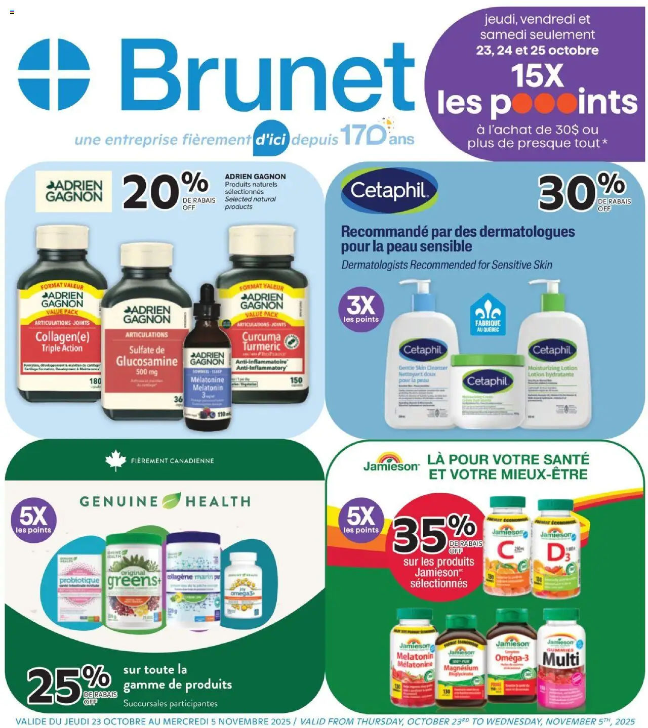 Brunet flyer valid from Oct 23, 2025 - page number 1