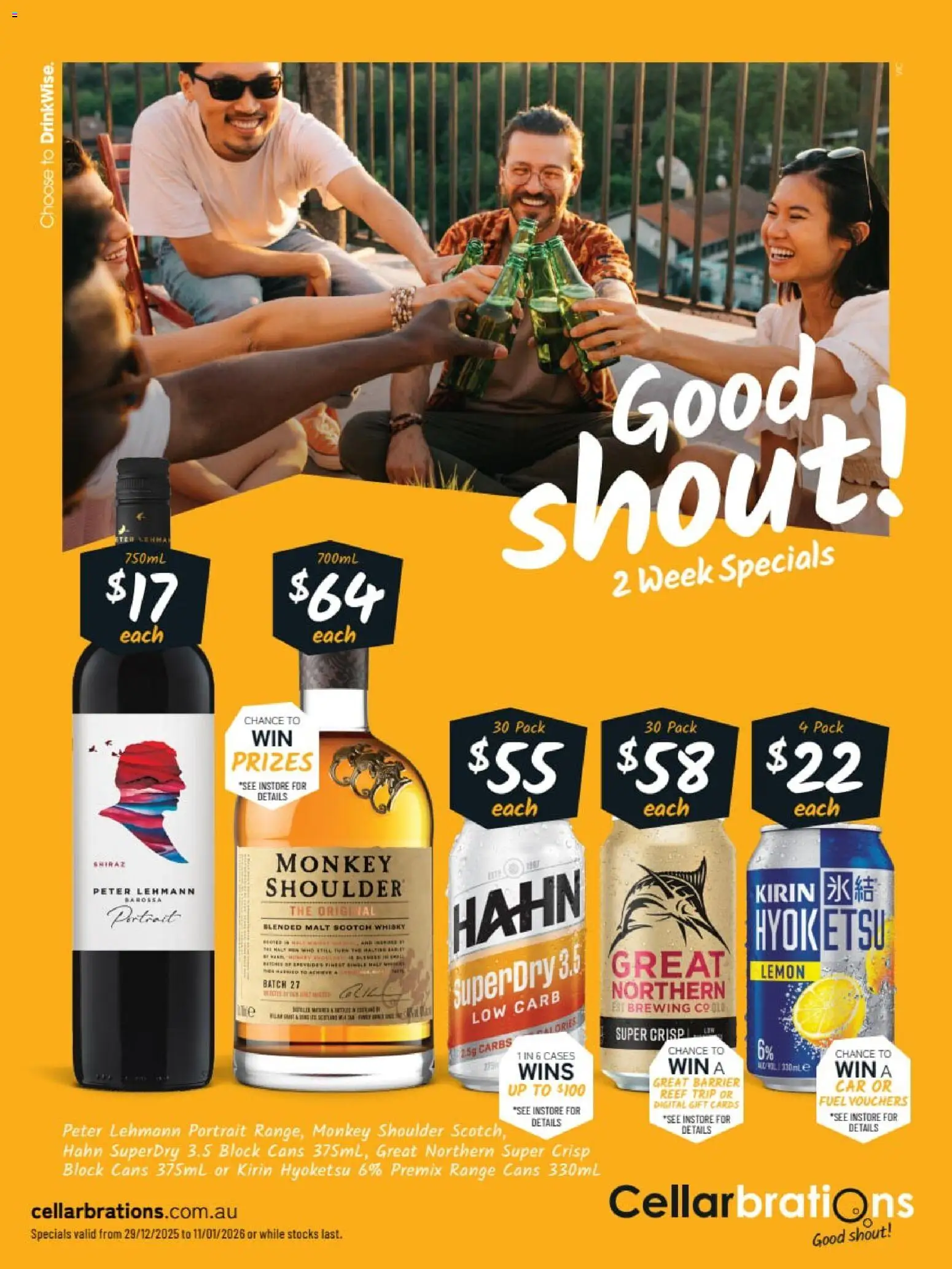 Preview of catalogue Catalogue VIC from shop Cellarbrations valid 29/12/2025 - Scotch whisky, Lemon, Scotch, Digital