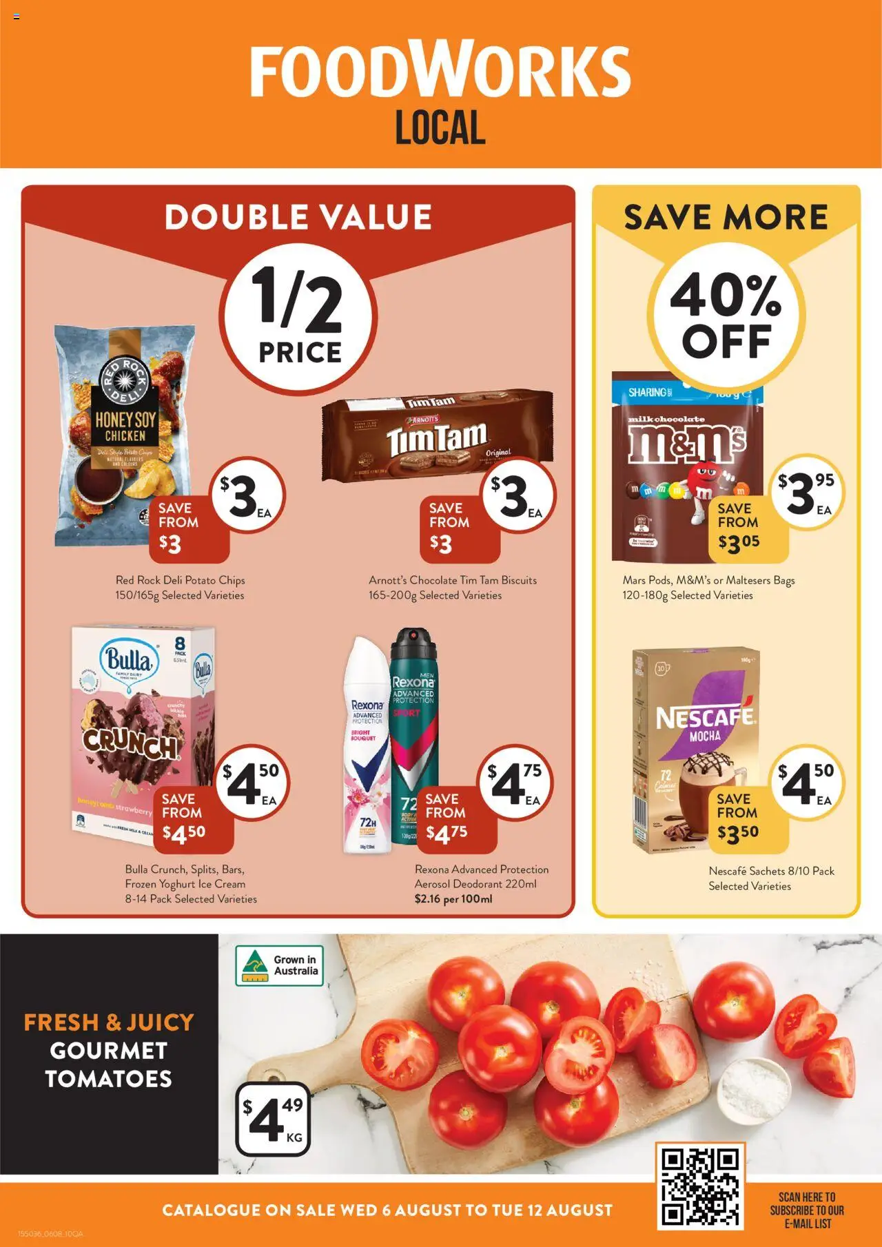 Foodworks catalogue valid from 06/08/2025 - page 1