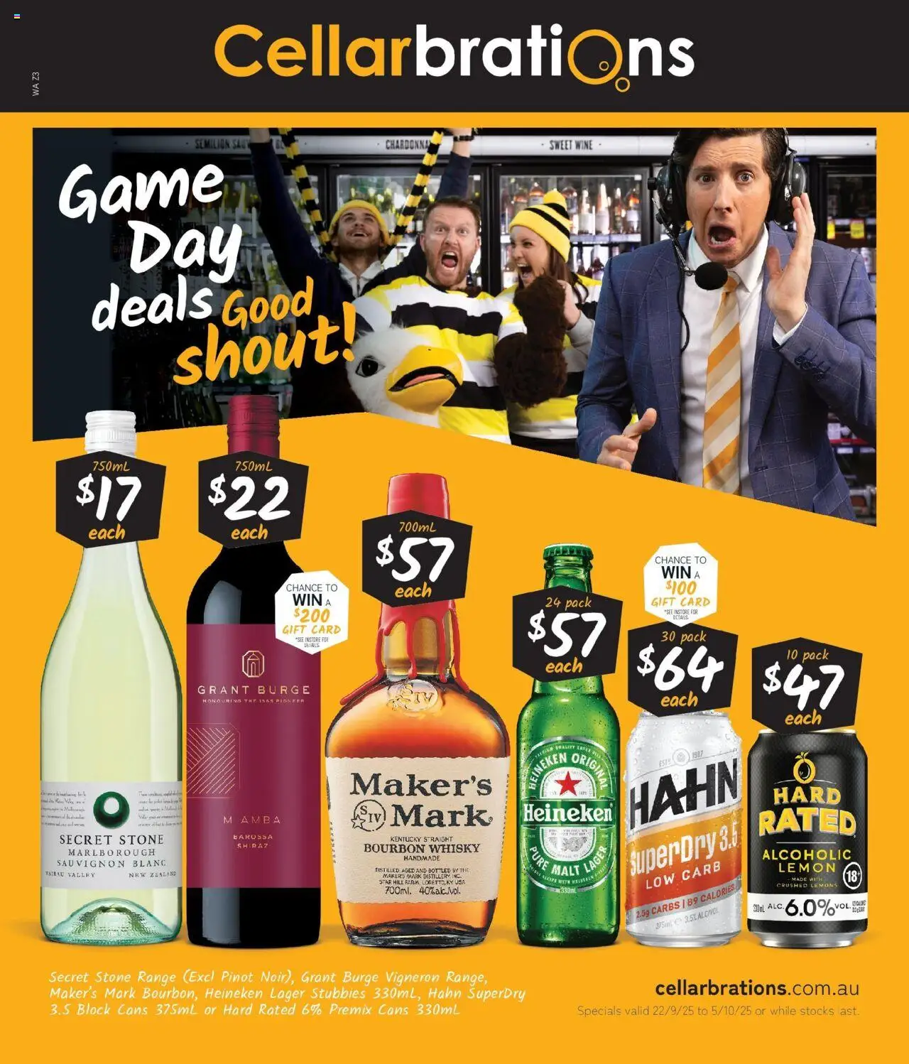 Cellarbrations catalogue valid from 22/09/2025 - page 1