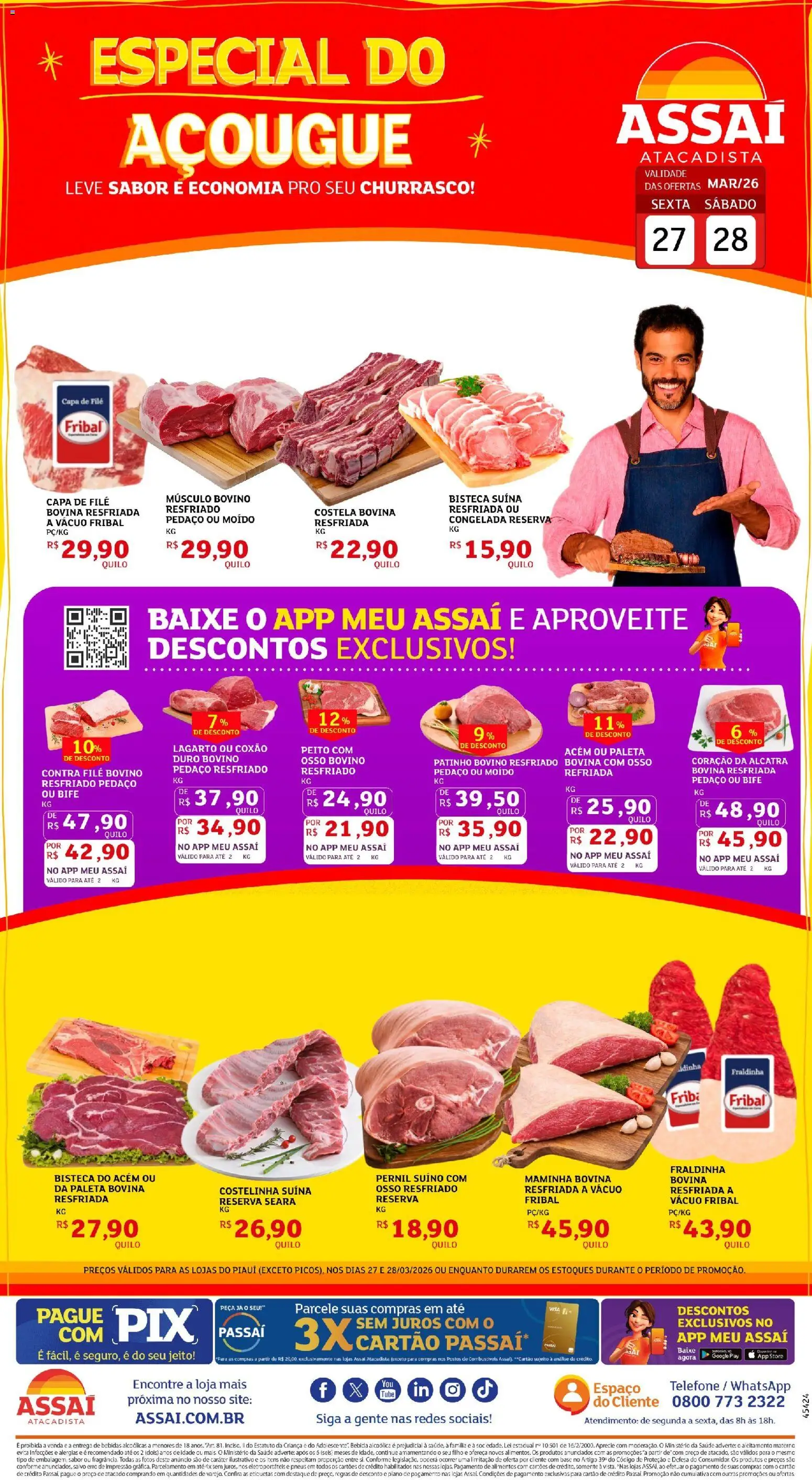 Pré-Visualização do folheto "Assaí Atacadista ofertas - PI" da loja Assaí Atacadista válido a partir de 27/03/2026