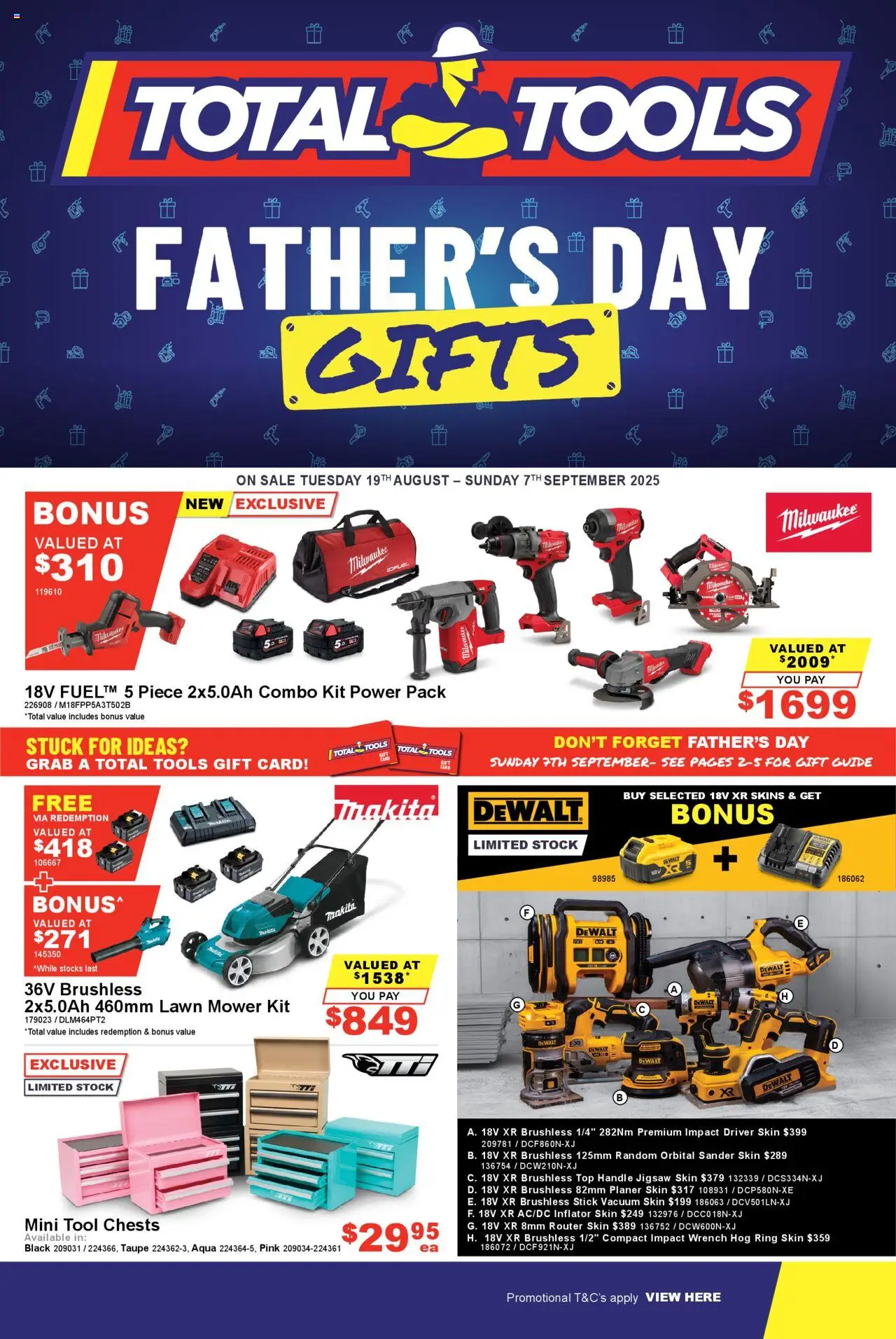 Total Tools catalogue valid from 19/08/2025 - page 1 - Lawn mower, Tools, Jigsaw, Mower
