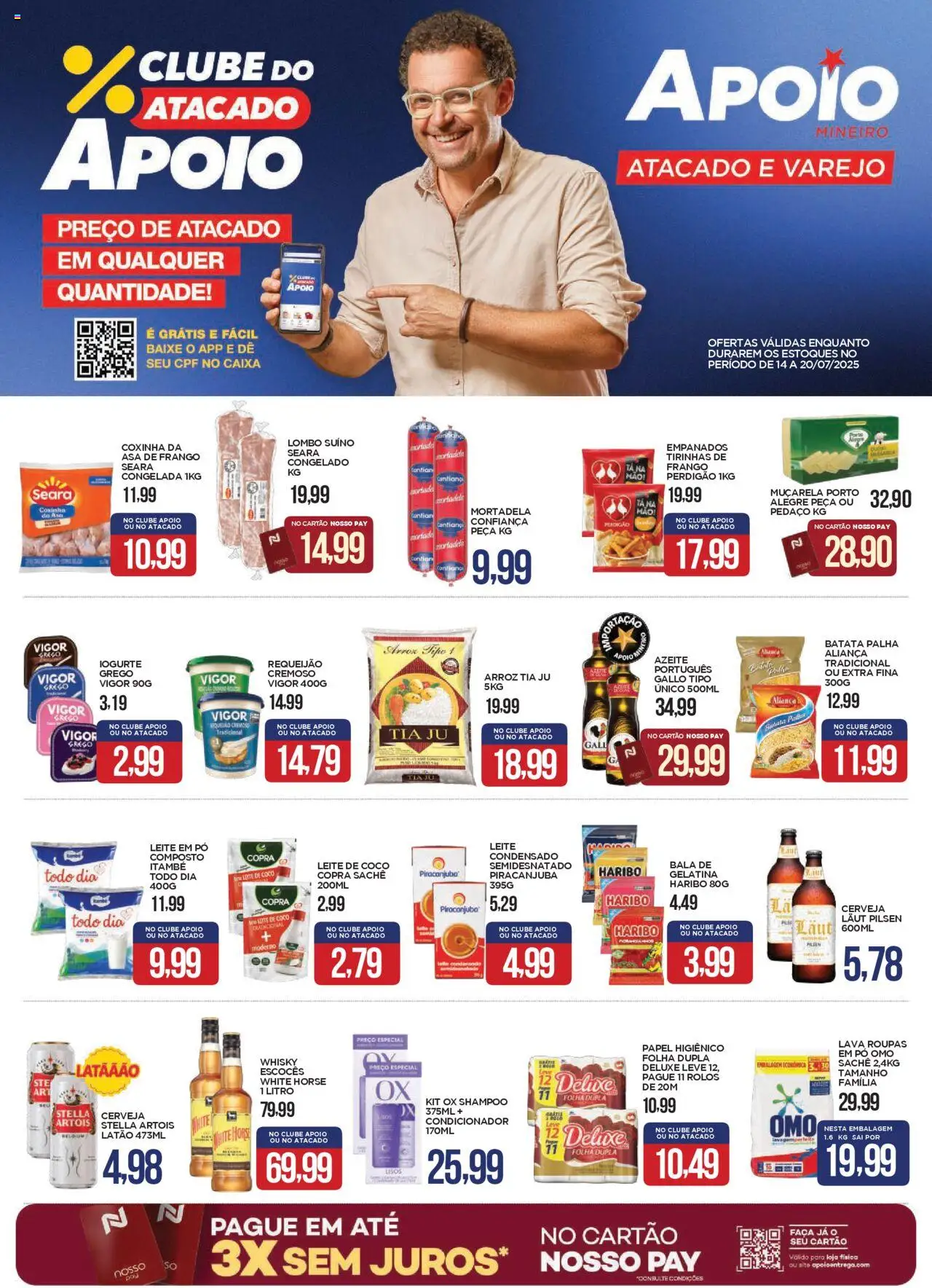 Apoio Mineiro folheto "Ofertas da semana" válido a partir de 14/07/2025 - número de página 1