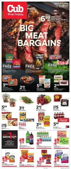 Ad Preview of Cub Foods Cub Foods Weekly Ad from 03/08/2026
