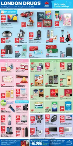 Preview of leaflet Weekly flyer / circulaire from shop London Drugs is valid from Dec 19, 2025
