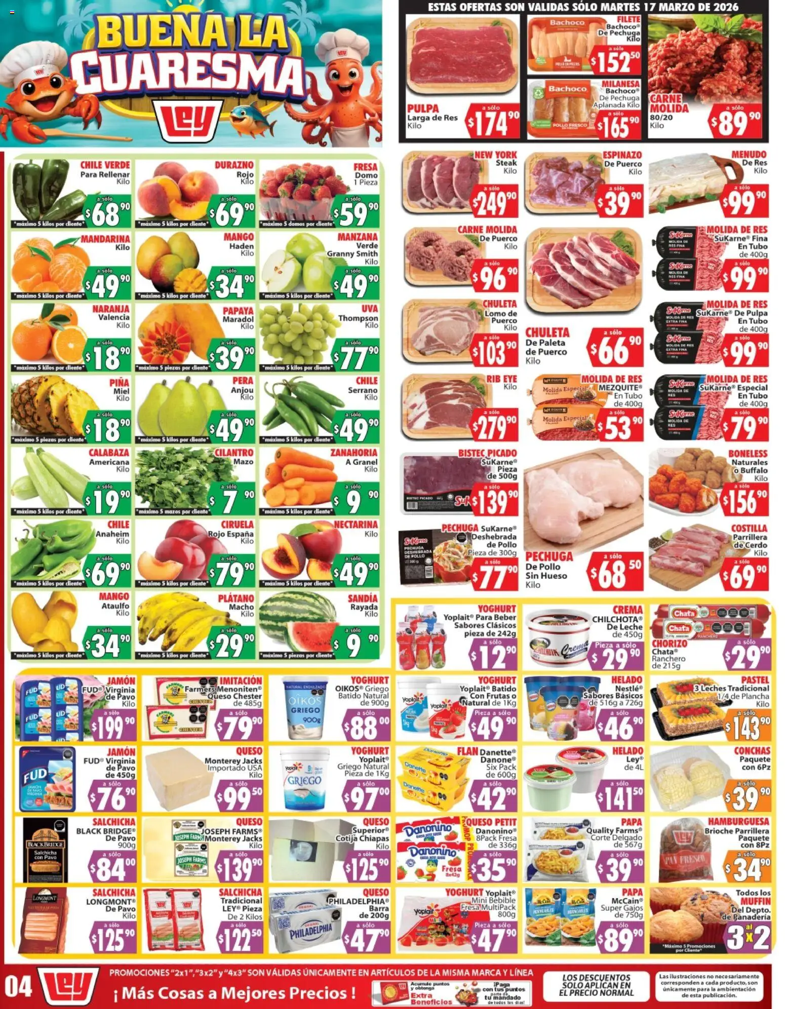 Vista previa las ofertas de la tienda Casa Ley - Casa Ley folleto Autoservicio desde el 17/03/2026 