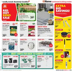 Preview of leaflet Weekly flyer / circulaire from shop Home Hardware is valid from Aug 14, 2025