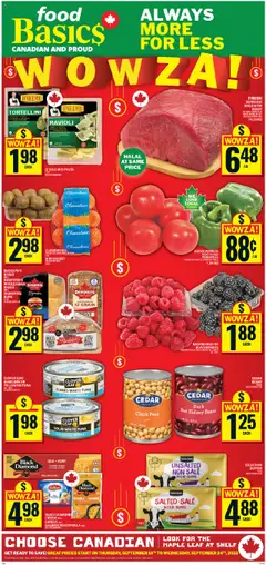 Preview of leaflet Cornwall from shop Food Basics is valid from Sep 18, 2025