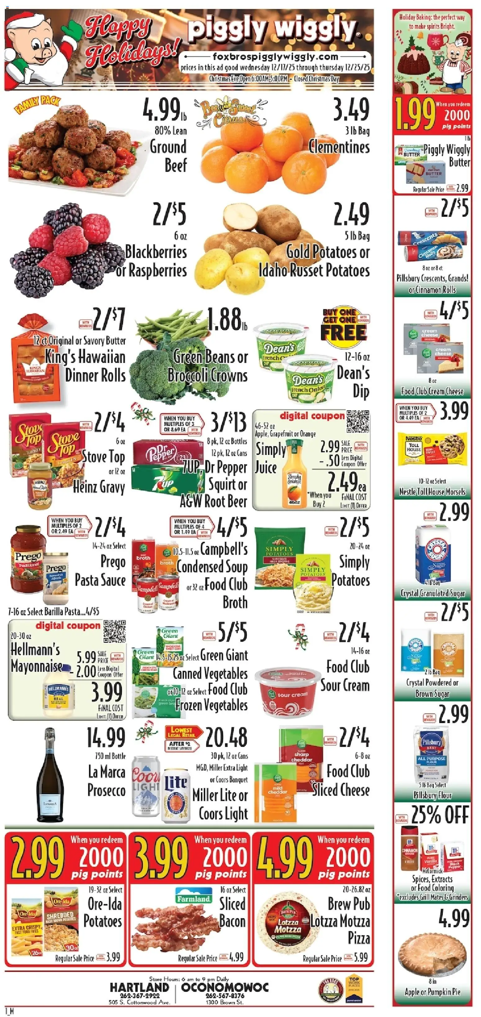 Ad Preview of Piggly Wiggly Weekly Ad from 12/17/2025