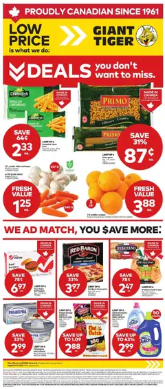 Preview of leaflet Weekly Flyer from shop Giant Tiger is valid from Aug 20, 2025