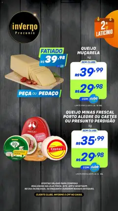 Pré-Visualização do folheto "Encarte" da loja Prezunic válido a partir de 04/08/2025