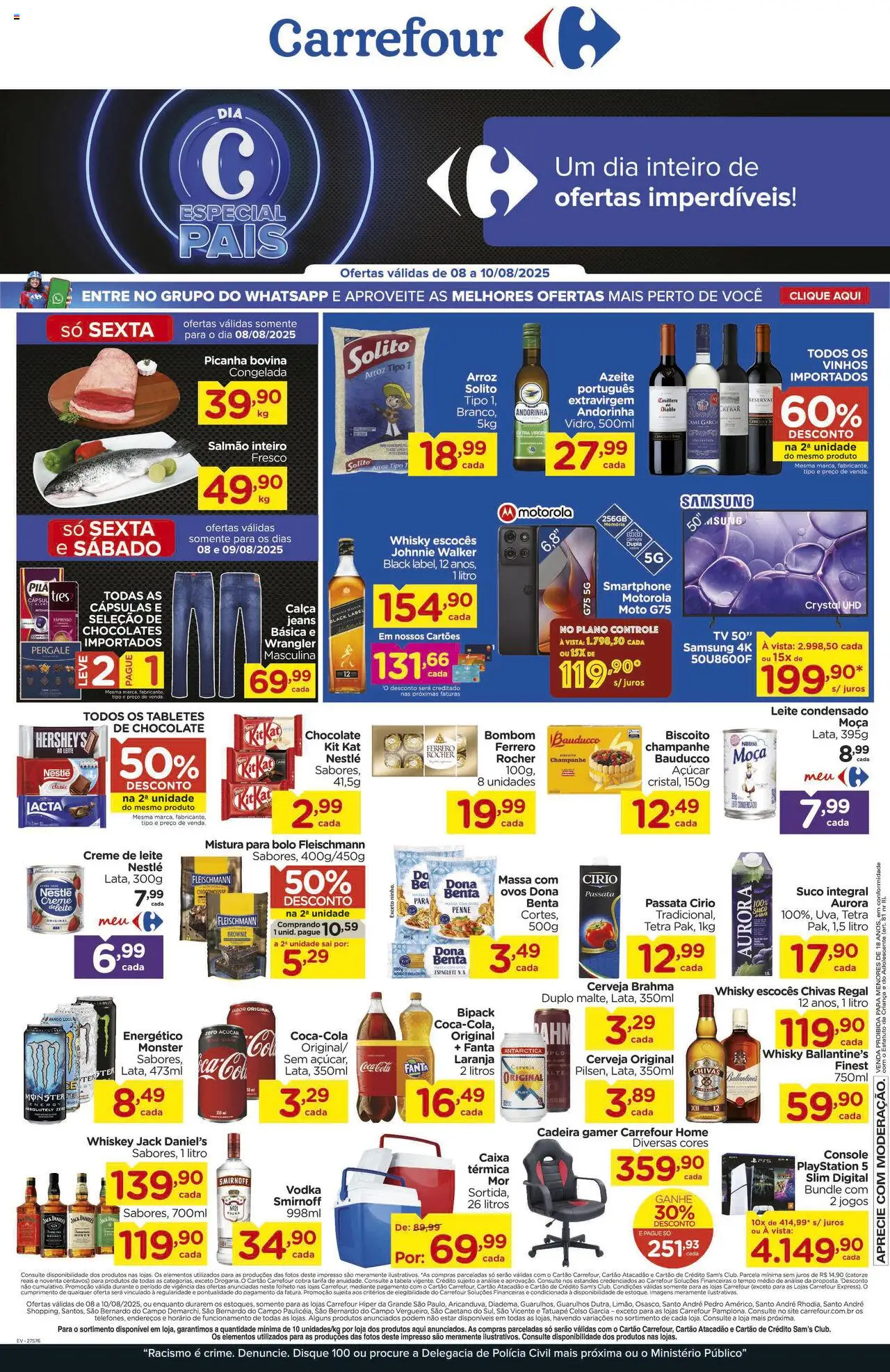 Carrefour folheto "Ofertas da semana" válido a partir de 08/08/2025 - número de página 1