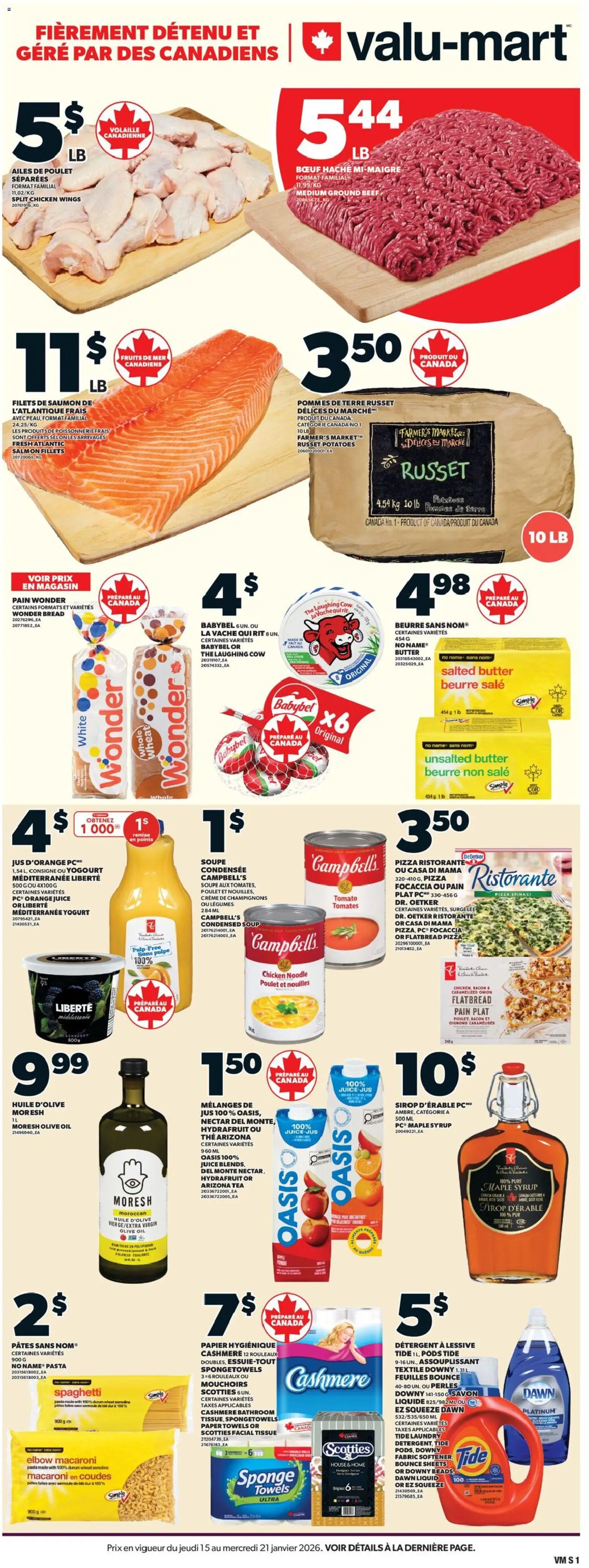 Preview of leaflet Circulaire from shop Valu Mart is valid from Jan 15, 2026