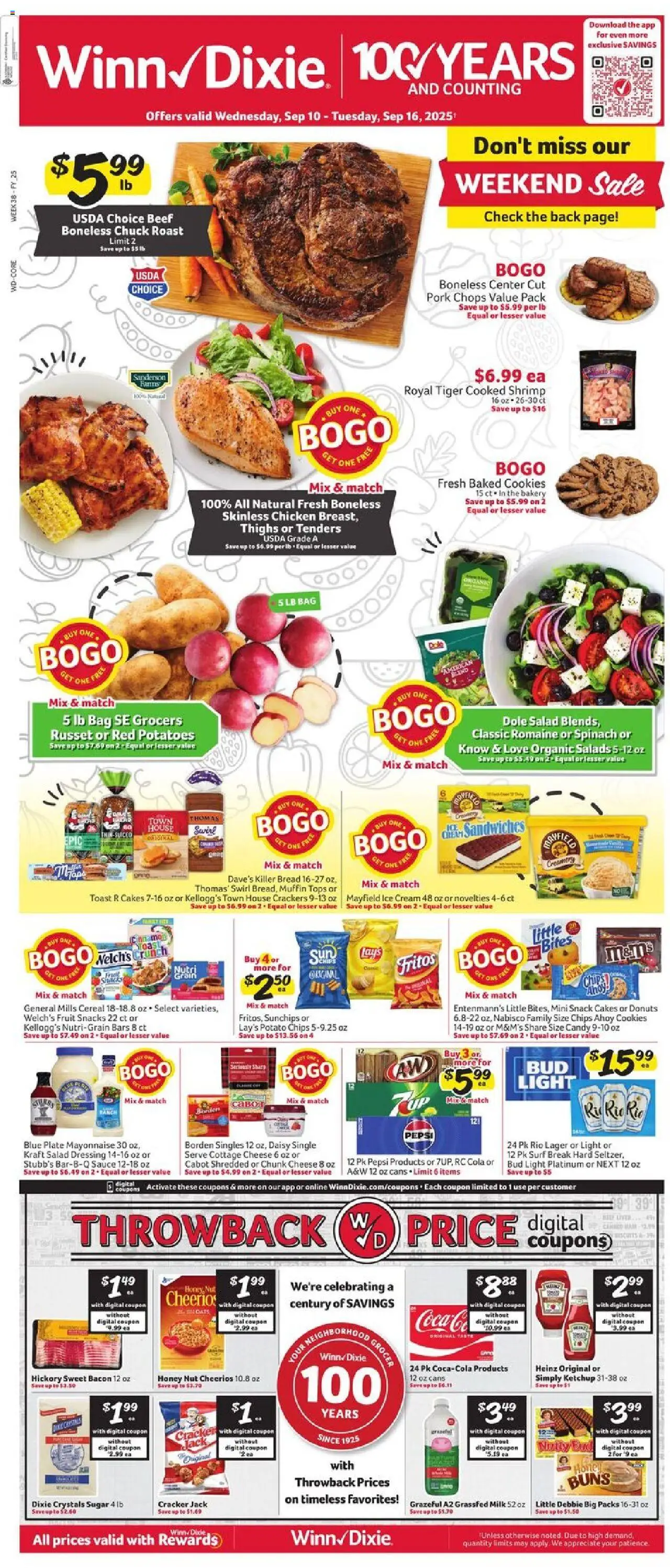 Winn Dixie Weekly Circular - FL from 09/10/2025 - Flyer - Page number 1