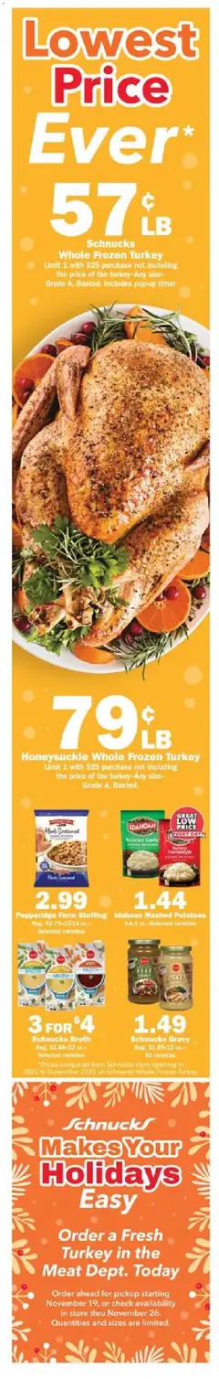 Ad Preview of Schnucks Weekly Print Ad - MO from 11/05/2025