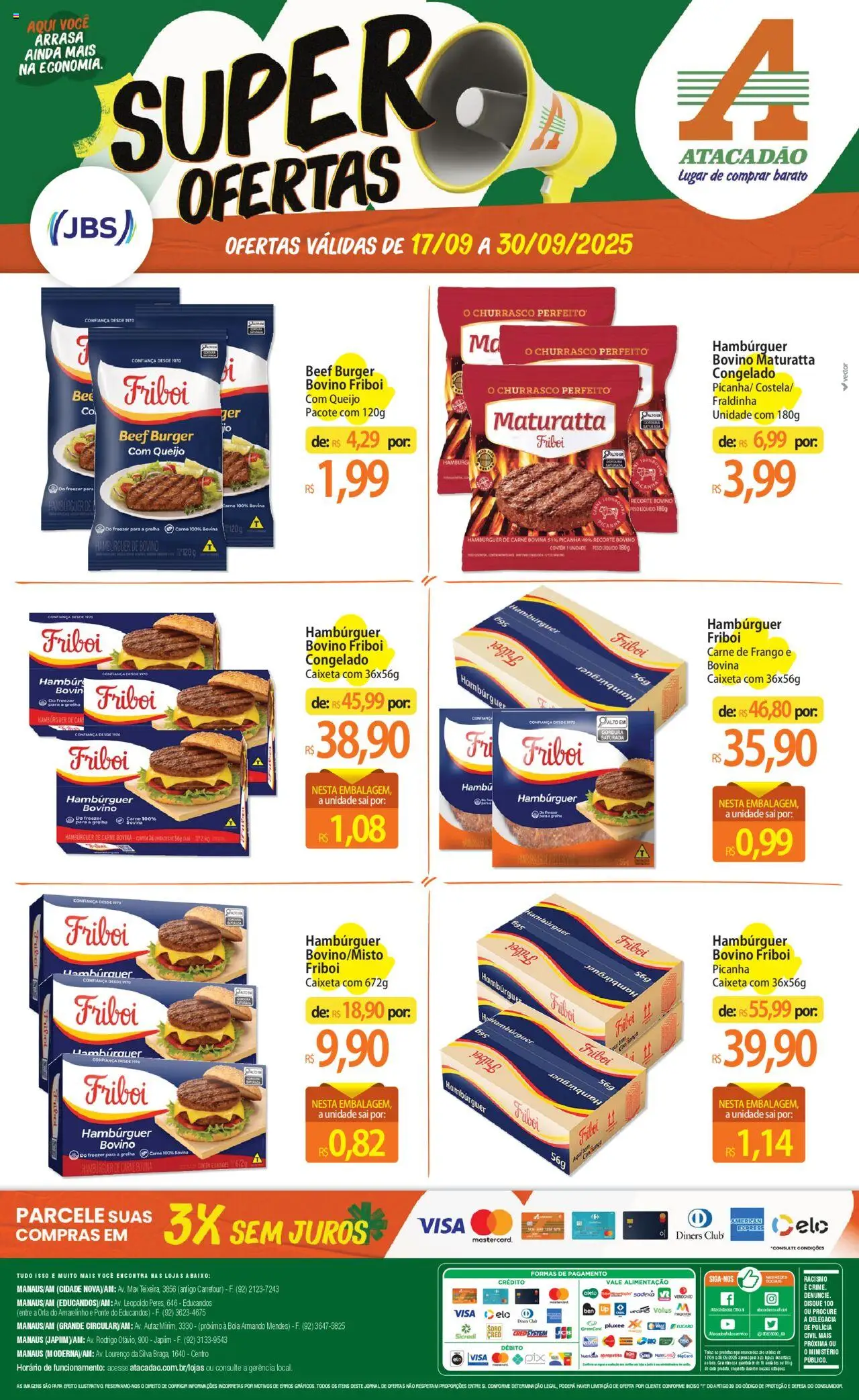 Atacadão folheto "Ofertas - AM" válido a partir de 17/09/2025 - número de página 1