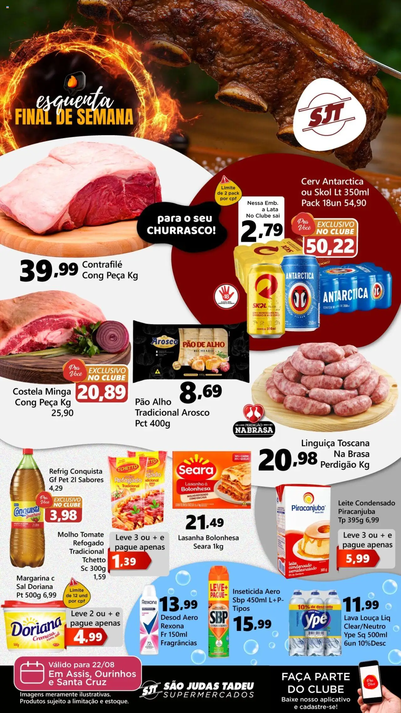 São Judas Tadeu folheto "Ofertas da semana" válido a partir de 22/08/2025 - número de página 1