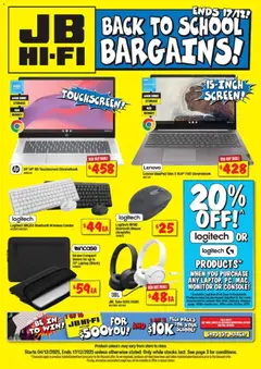 Preview of catalogue Back To School Bargains from shop JB Hi-Fi valid 4 Dec 2025