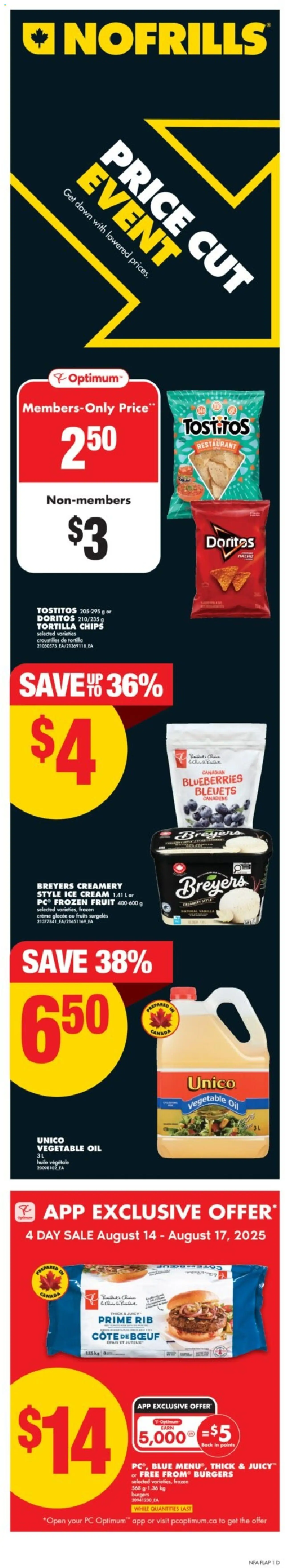 No Frills flyer valid from Aug 14, 2025 - page number 1