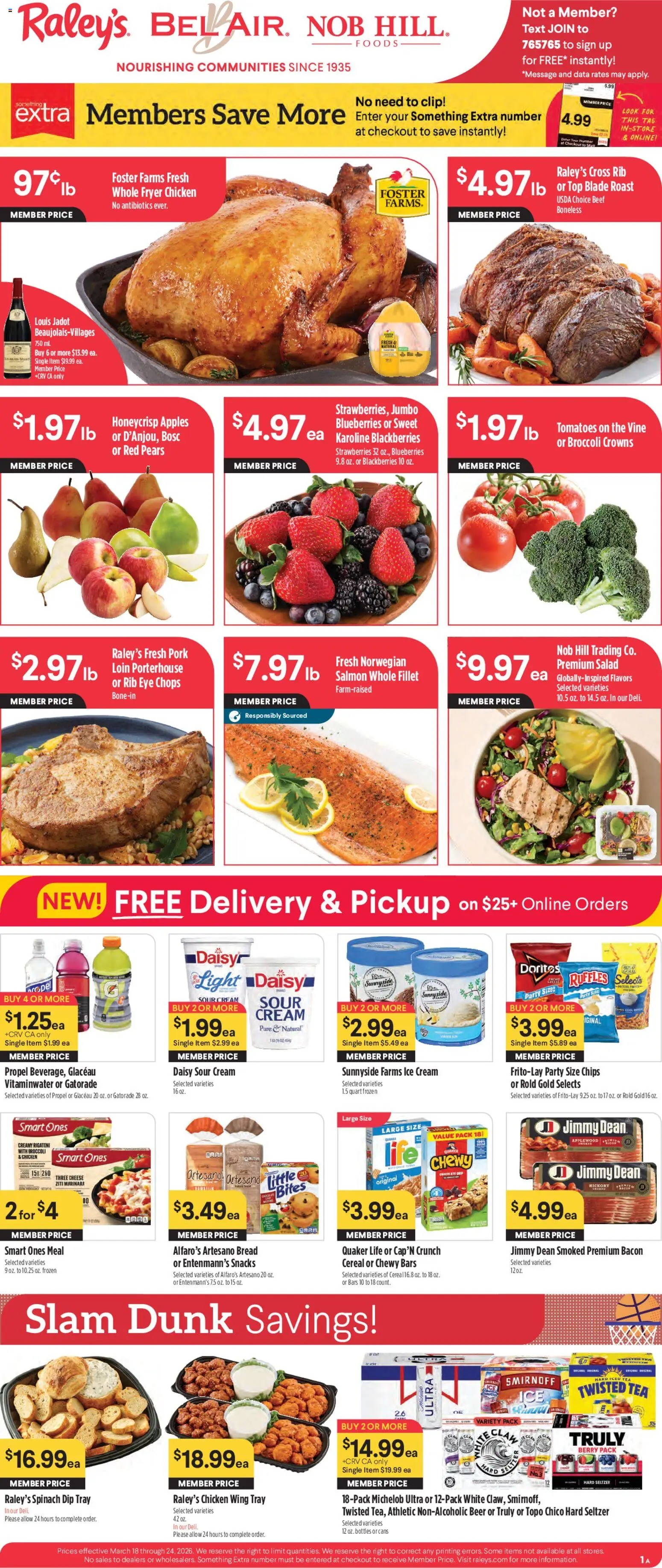Ad Preview of Raley's Raley's Weekly Ad from 03/18/2026