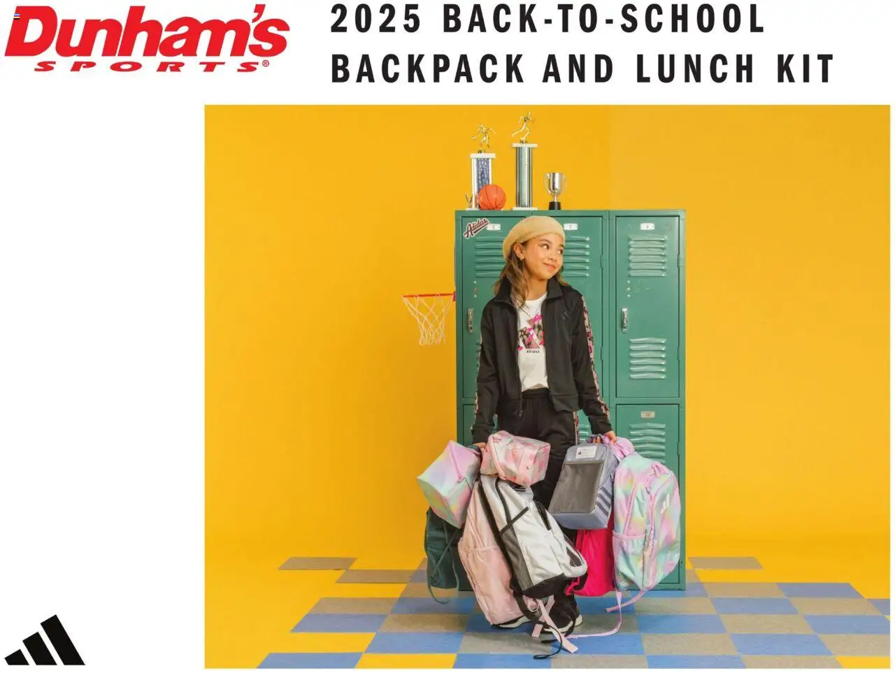 Dunham's Sports Adidas Backpack & Lunch Kit Guide from 07/17/2025 - Flyer - Page number 1