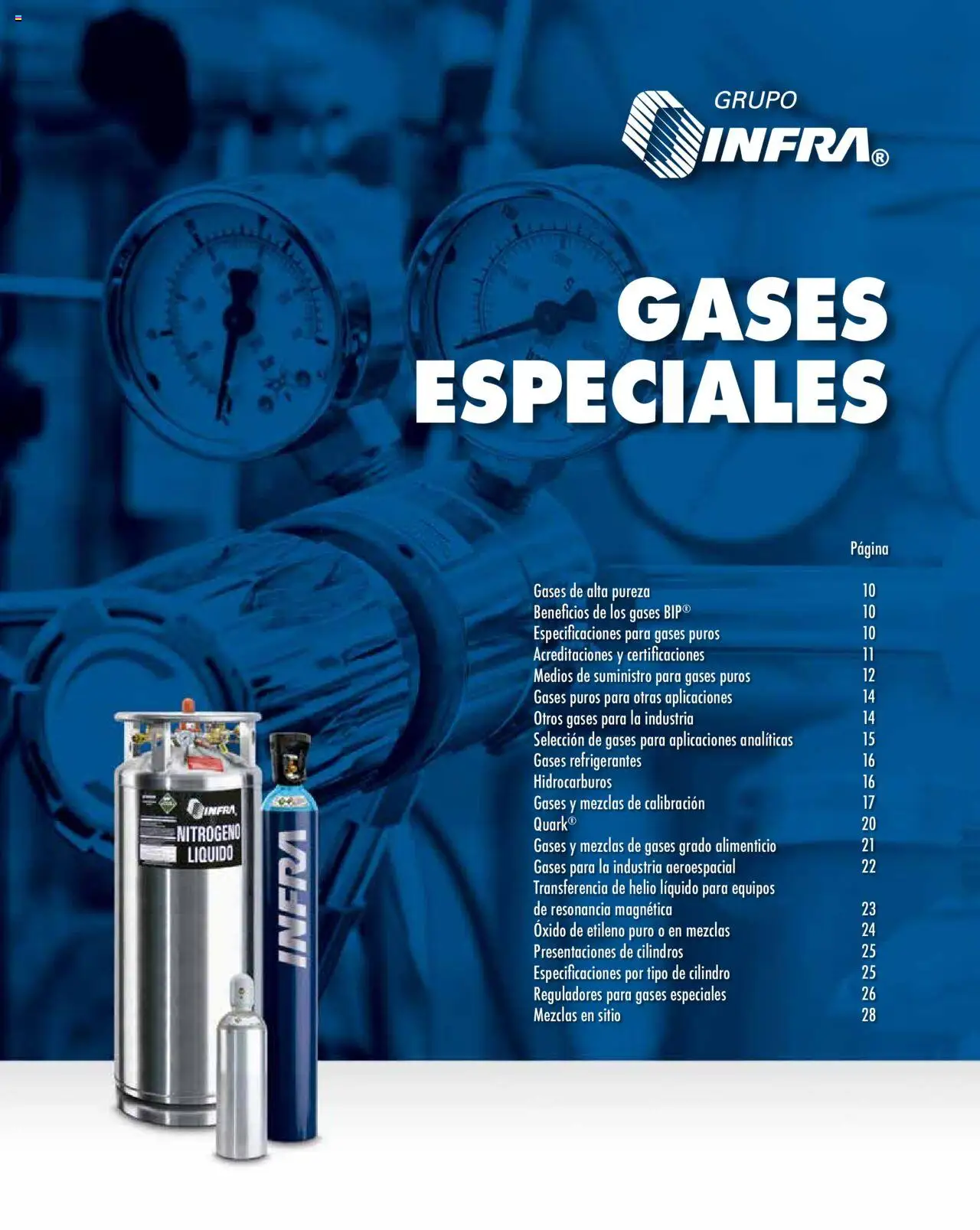 Vista previa las ofertas de la tienda Infra - Catálogo Gases especiales desde el 07/01/2025 