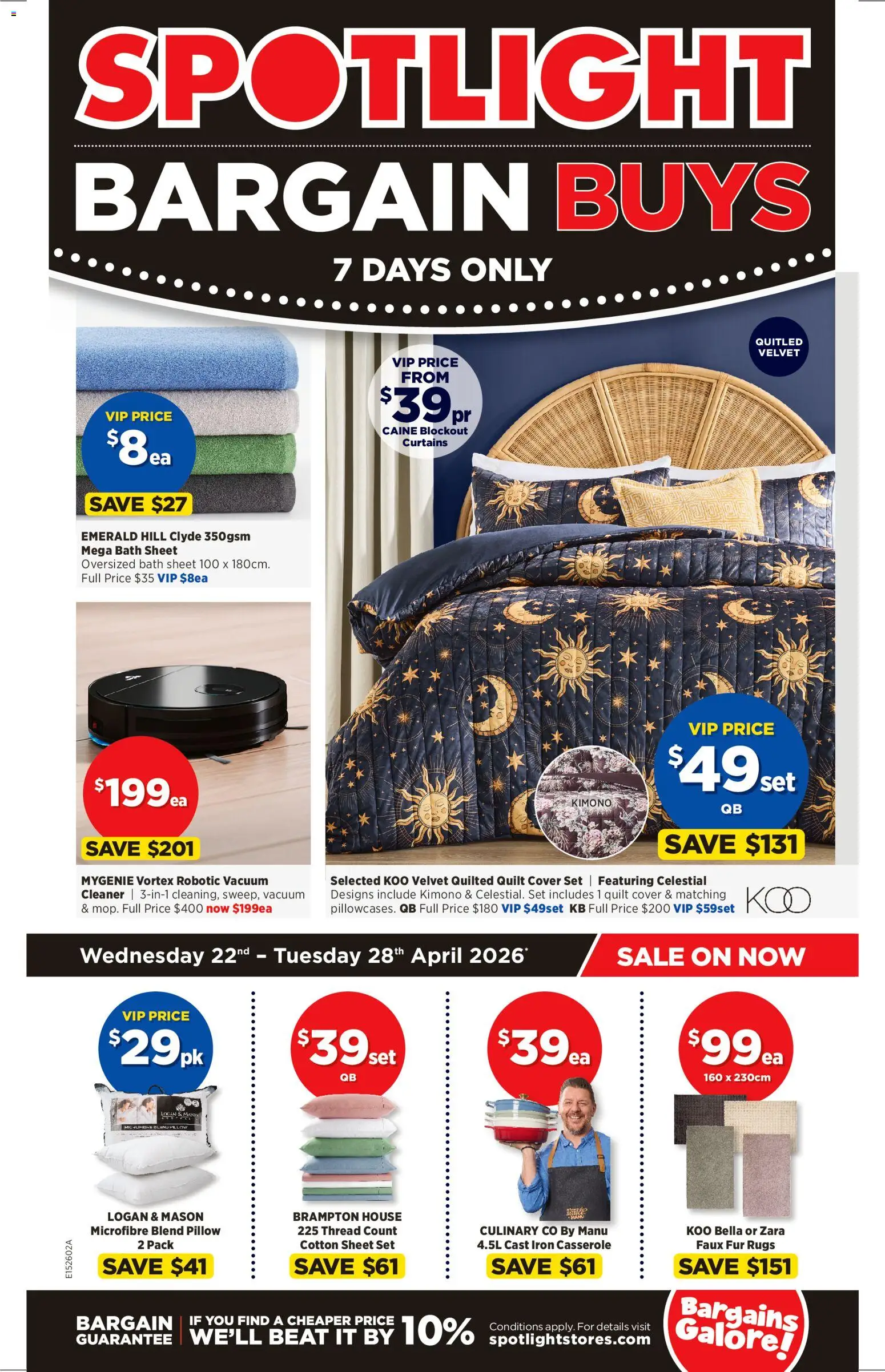 Preview of catalogue Spotlight catalogue Bargain Buys from shop Spotlight valid 22/04/2026